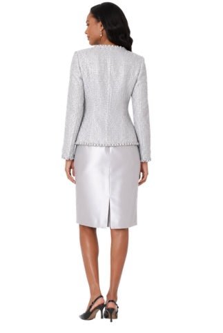 Metallic Jacket Church Dress Set - 41096 - Especially Yours