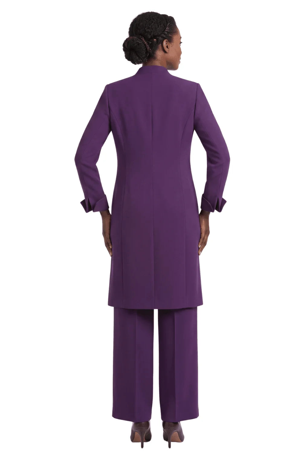 3pc Long Jkt+Cami+Pants Suit