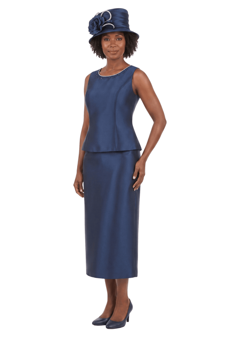 3pc Embellished Brcd+Silky Twl Skt Suit - Especially Yours