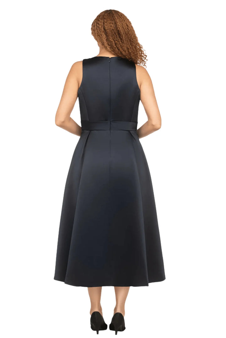 Sleeveless Full Flare Hi-Lo Drs w/ Styling Belt