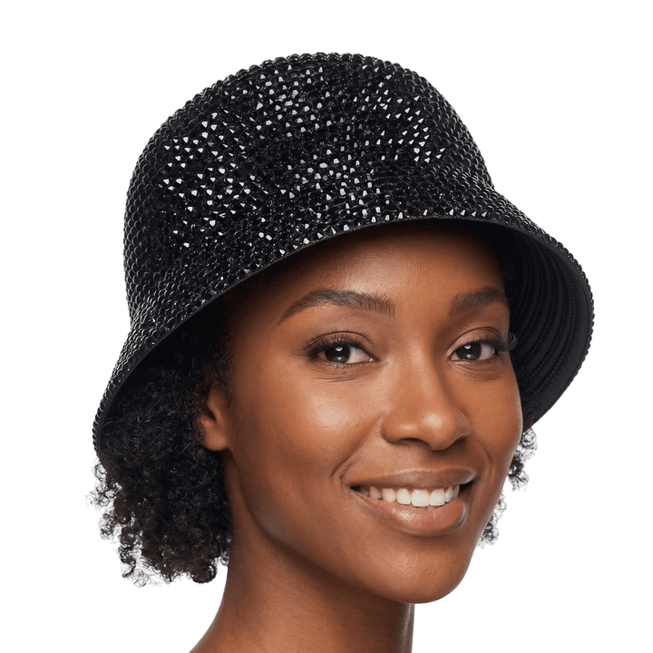 METALLIC STONED BUCKET HAT - Especially Yours
