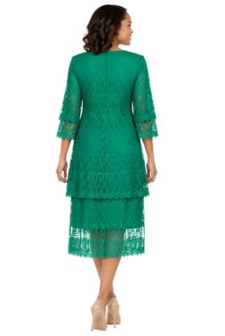 Elegant A - Line Tiered Lace Dress - Especially Yours
