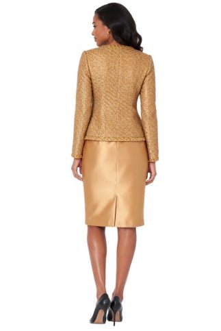 Metallic Jacket Church Dress Set - 41096 - Especially Yours