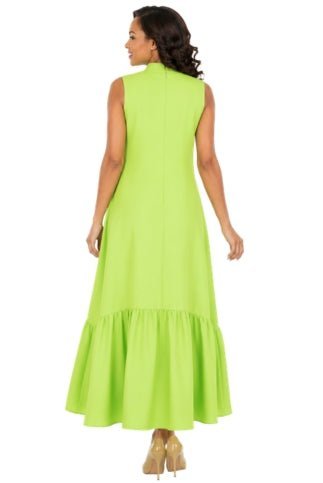 Luxury Flare Dress with Handcrafted Floral Detail - Especially Yours