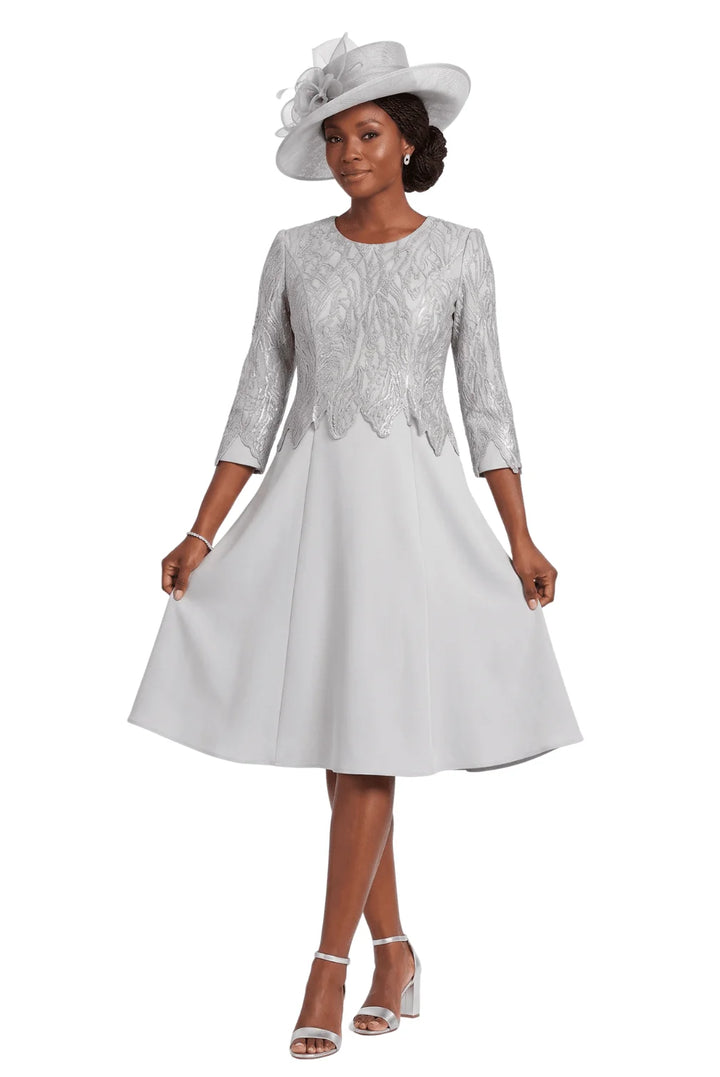 A-line Scuba Drs w/ Lux Lace Overlay