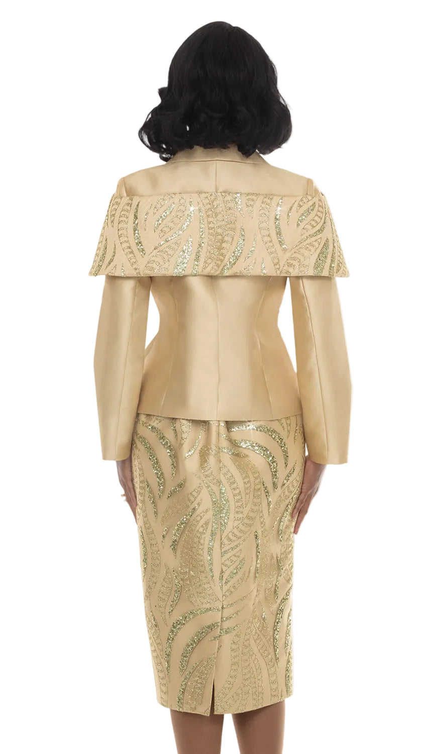 Lisa Rene'  2pc. Jacket & Skirt Set, Style 3395