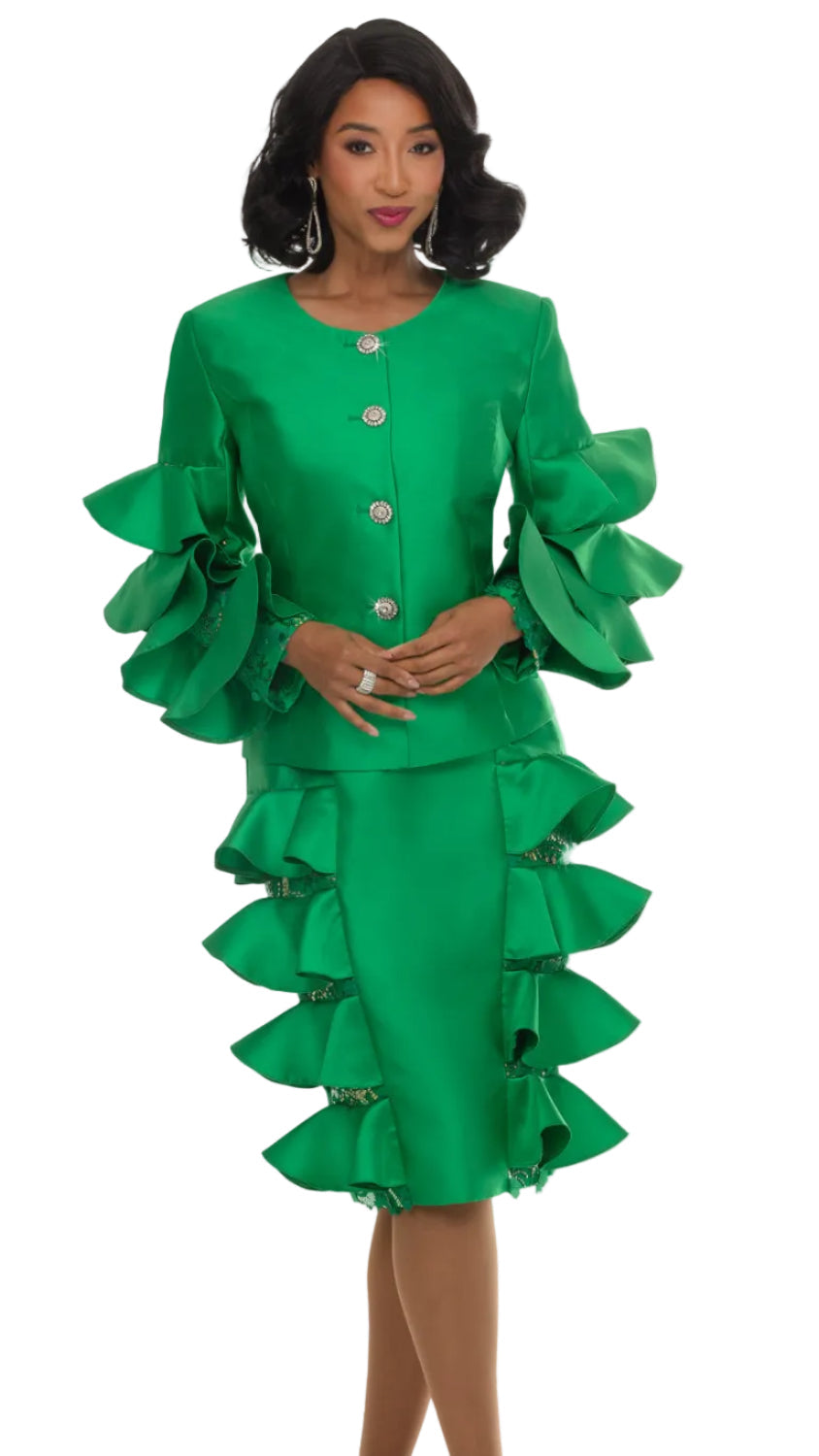 Lisa Rene'  2pc. Jacket & Skirt Set, Style 3401