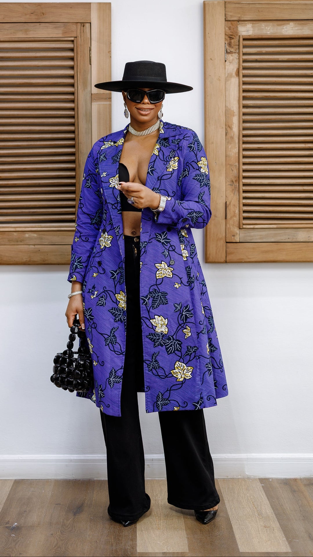 MORAYO AFRICAN PRINT TRENCH COAT DRESS
