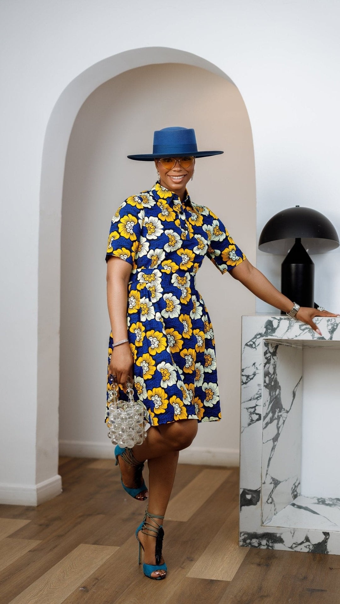 JADE AFRICAN PRINT SHIRT DRESS [MULTICOLOR] - Especially Yours