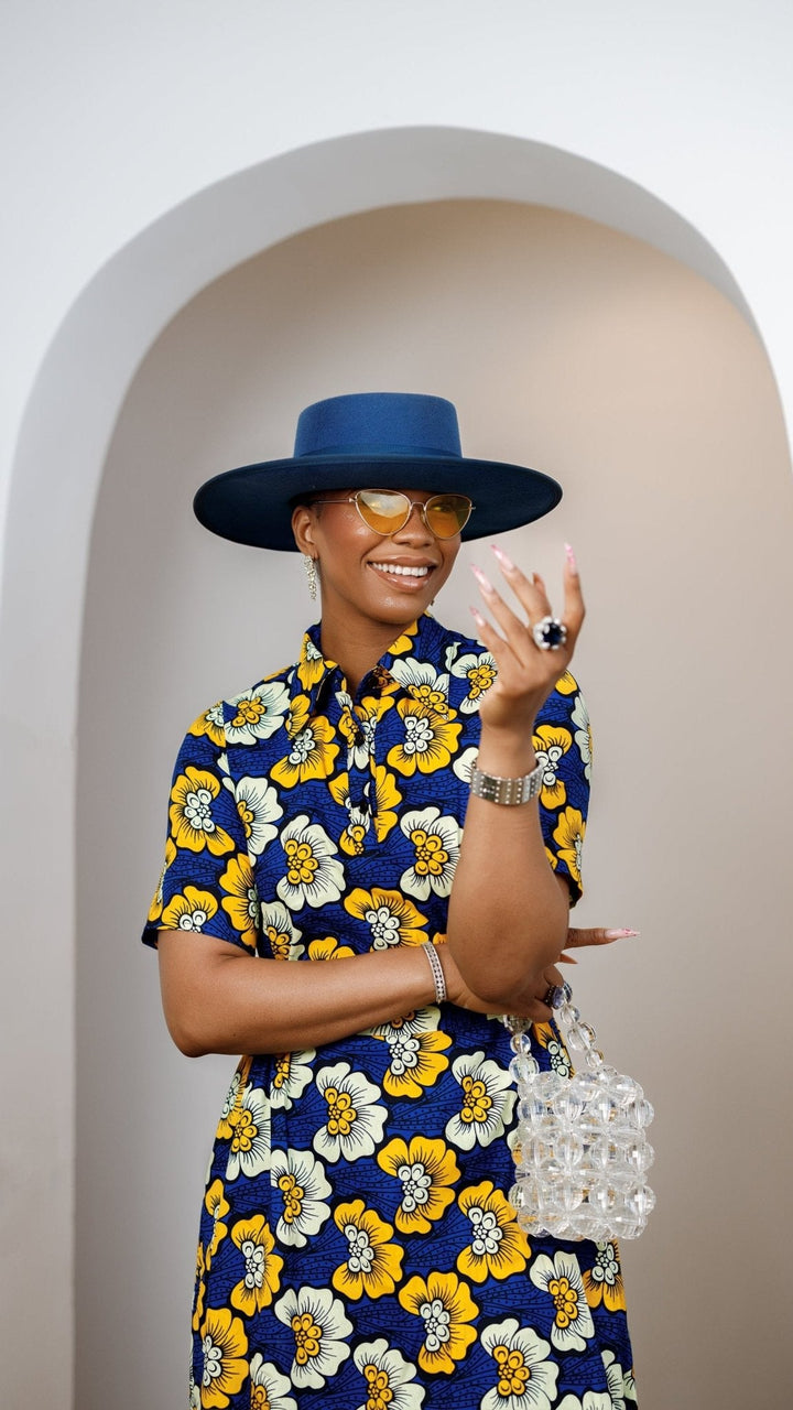 JADE AFRICAN PRINT SHIRT DRESS [MULTICOLOR] - Especially Yours