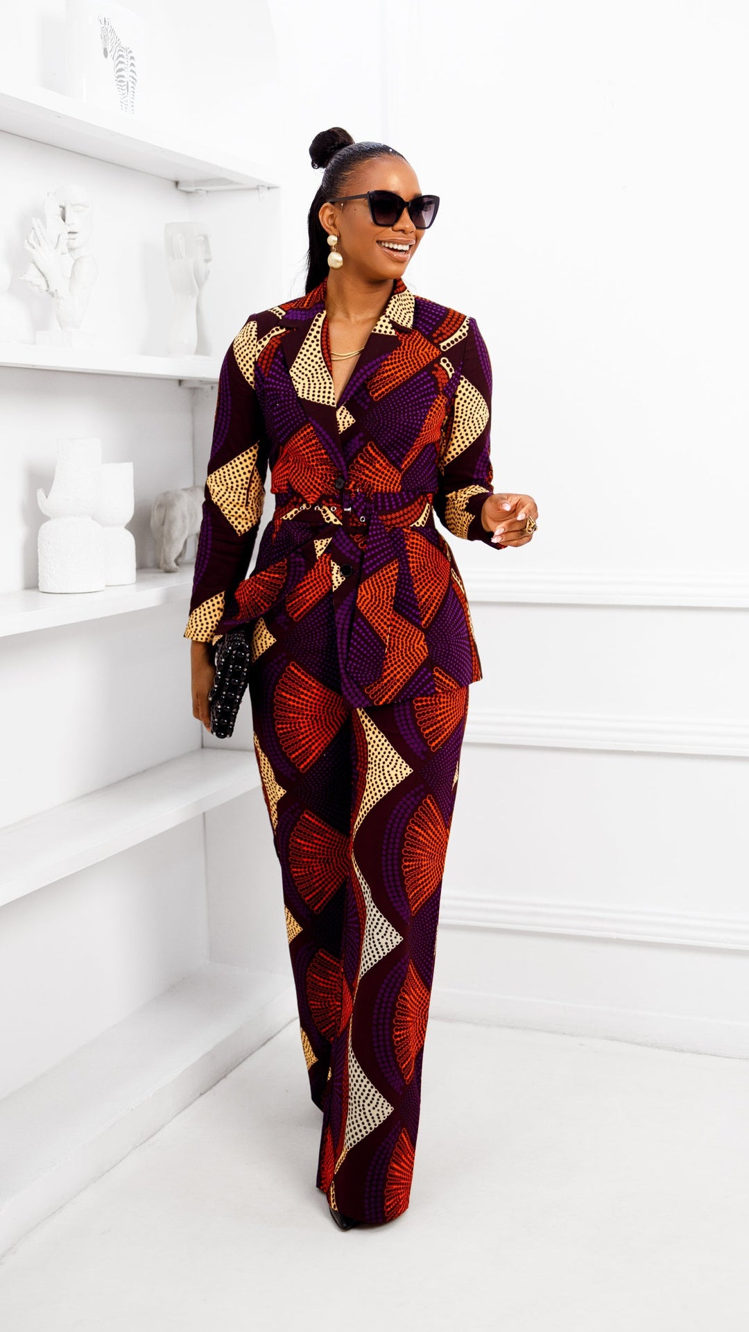 ZYLA AFRICAN PRINT SUIT SET.PRE-ORDER [SHIPS ON OR BEFORE OCT 19TH]