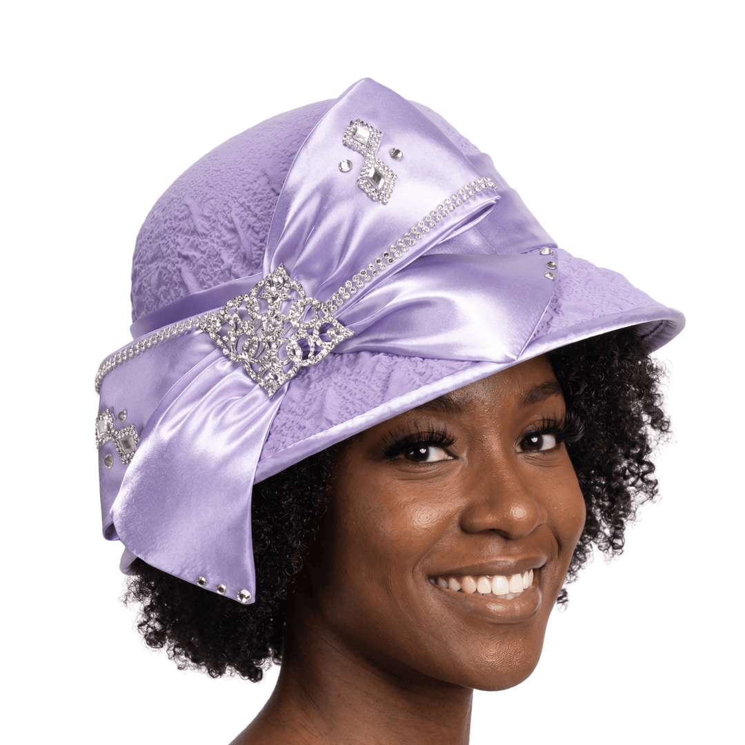 Bucket Hat w/ Oversized Bow and Rhinestones - Especially Yours