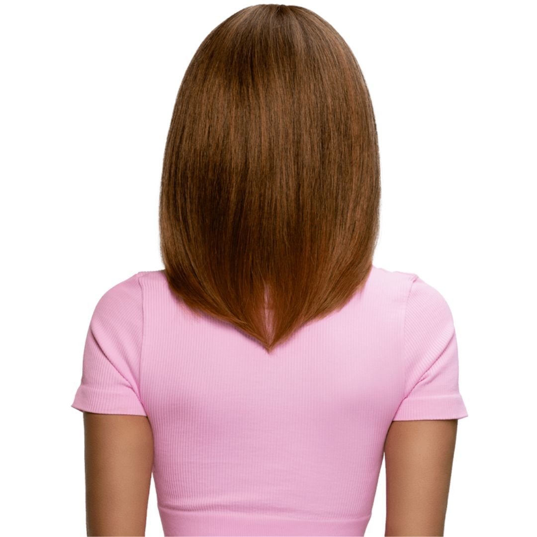 14 Inch Straight Long Bob Wig with Skin Part by Amore Mio - Especially Yours