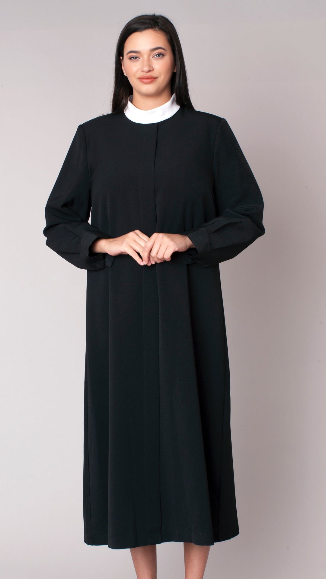 Plus size Two-Piece Brocade Clergy Robe – 41071W