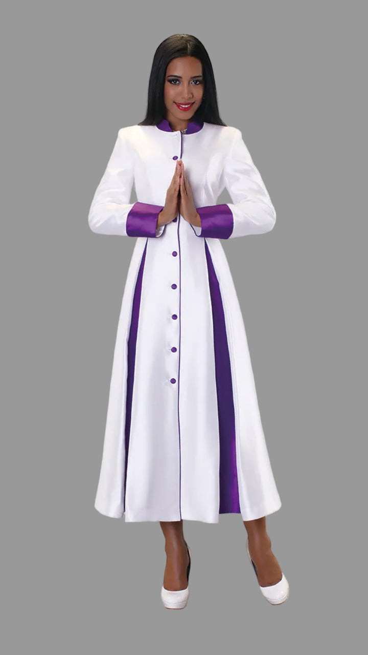 Plus Size Elegant Women's Minister Robe- 4544W