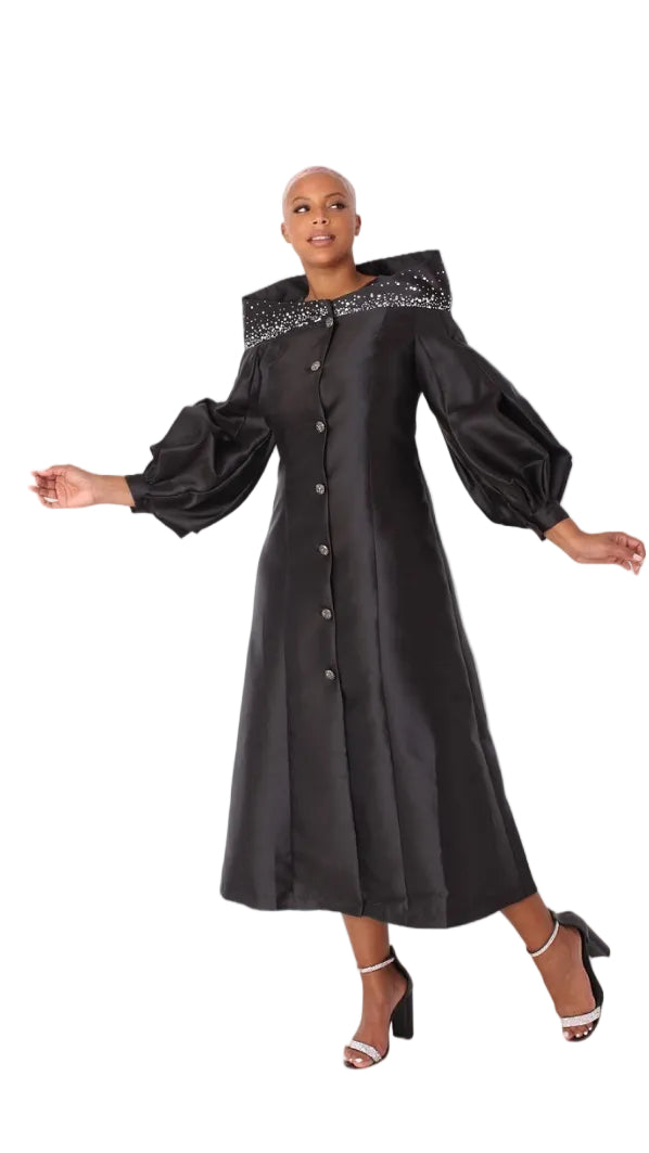 Elegant Plus Size One-Piece Cassock Robe for Church Wear- 4801W