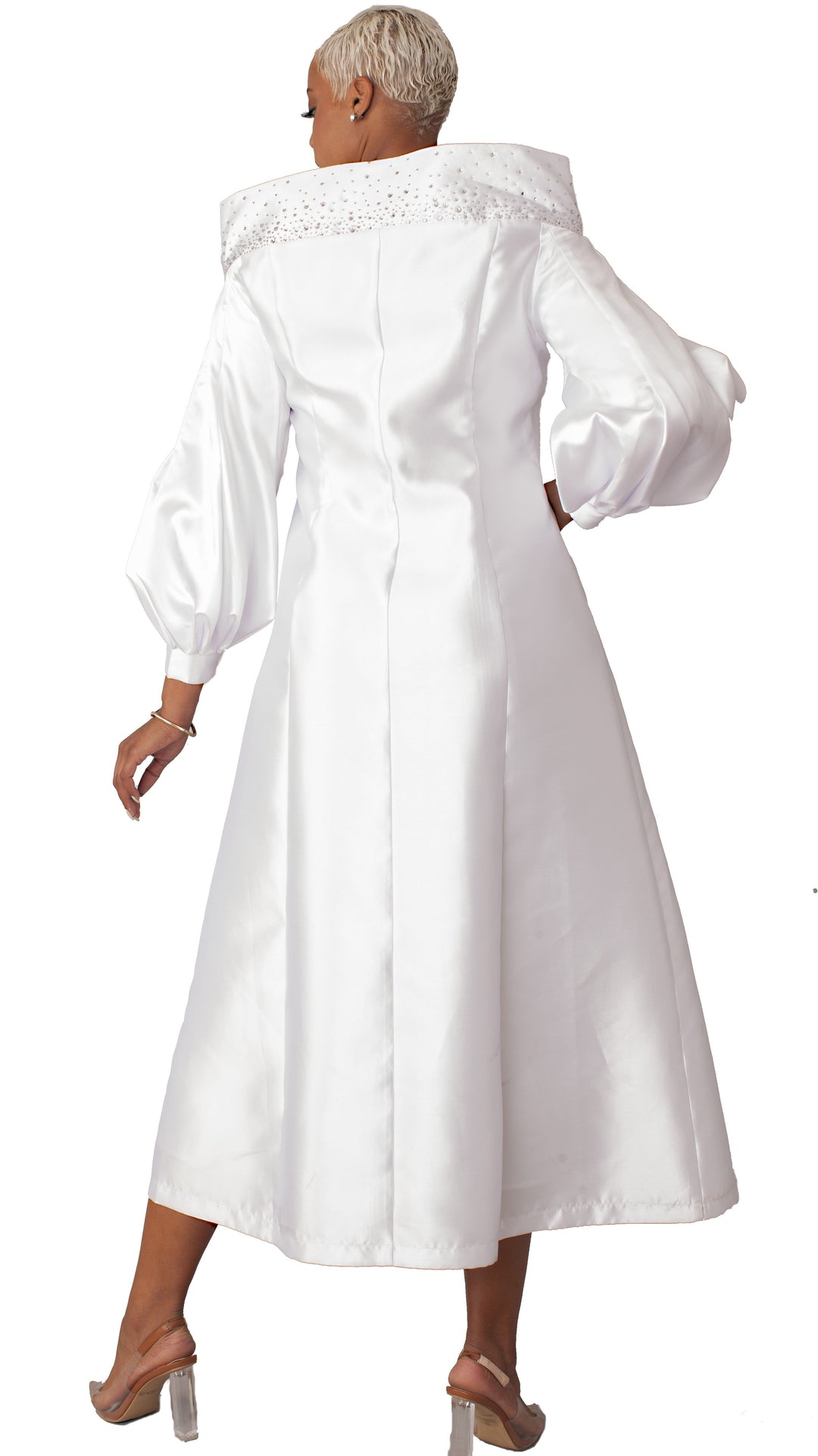 Elegant Plus Size One-Piece Cassock Robe for Church Wear- 4801W