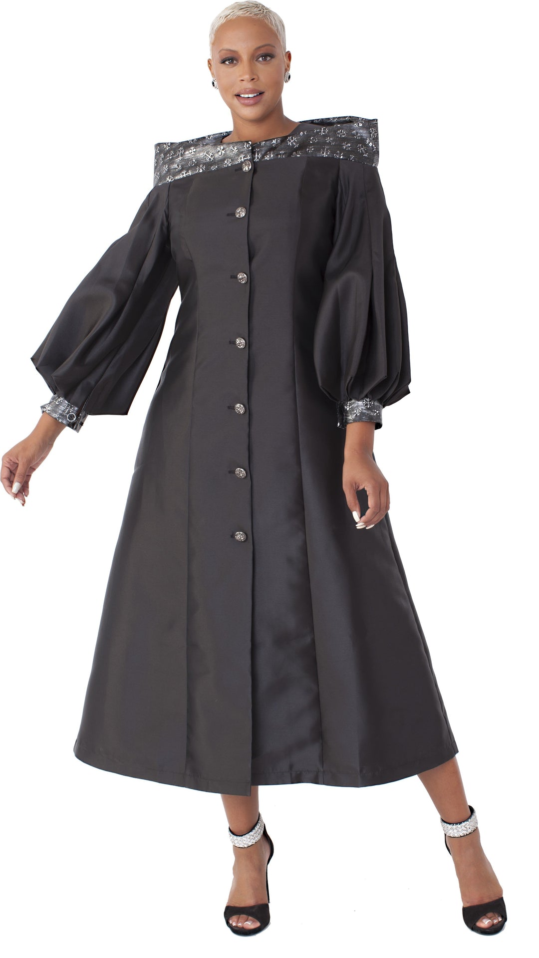 Plus Size Women’s Cassock Robe for Church, Choir, or Clergy -4803W