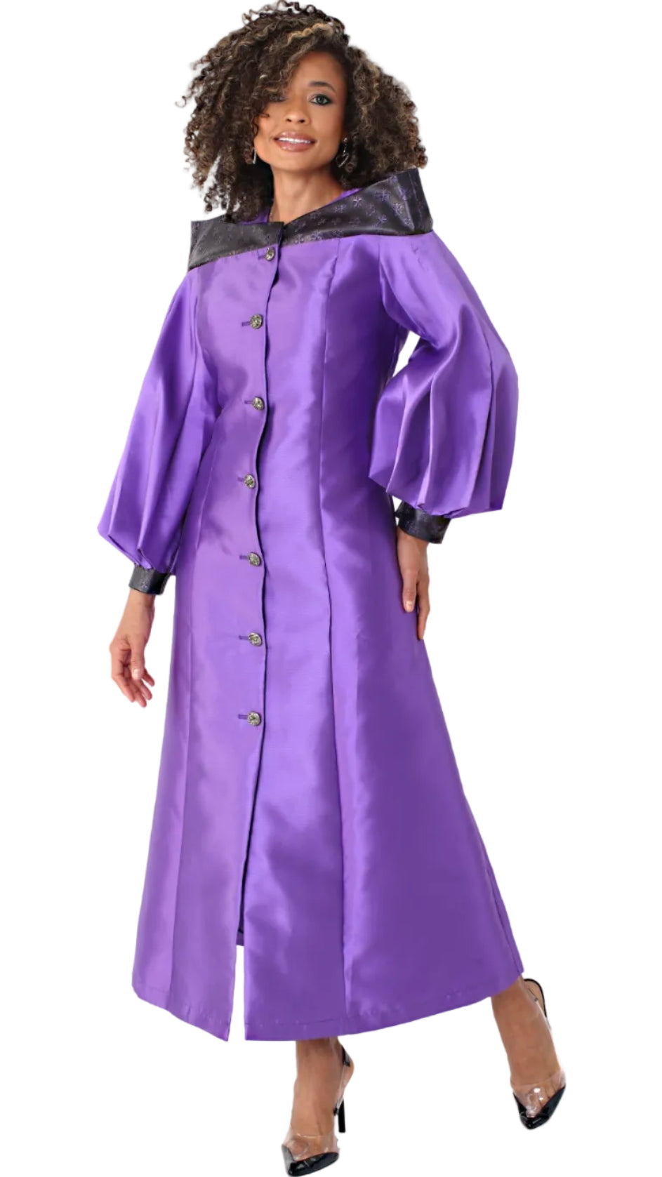 Plus Size Women’s Cassock Robe for Church, Choir, or Clergy -4803W