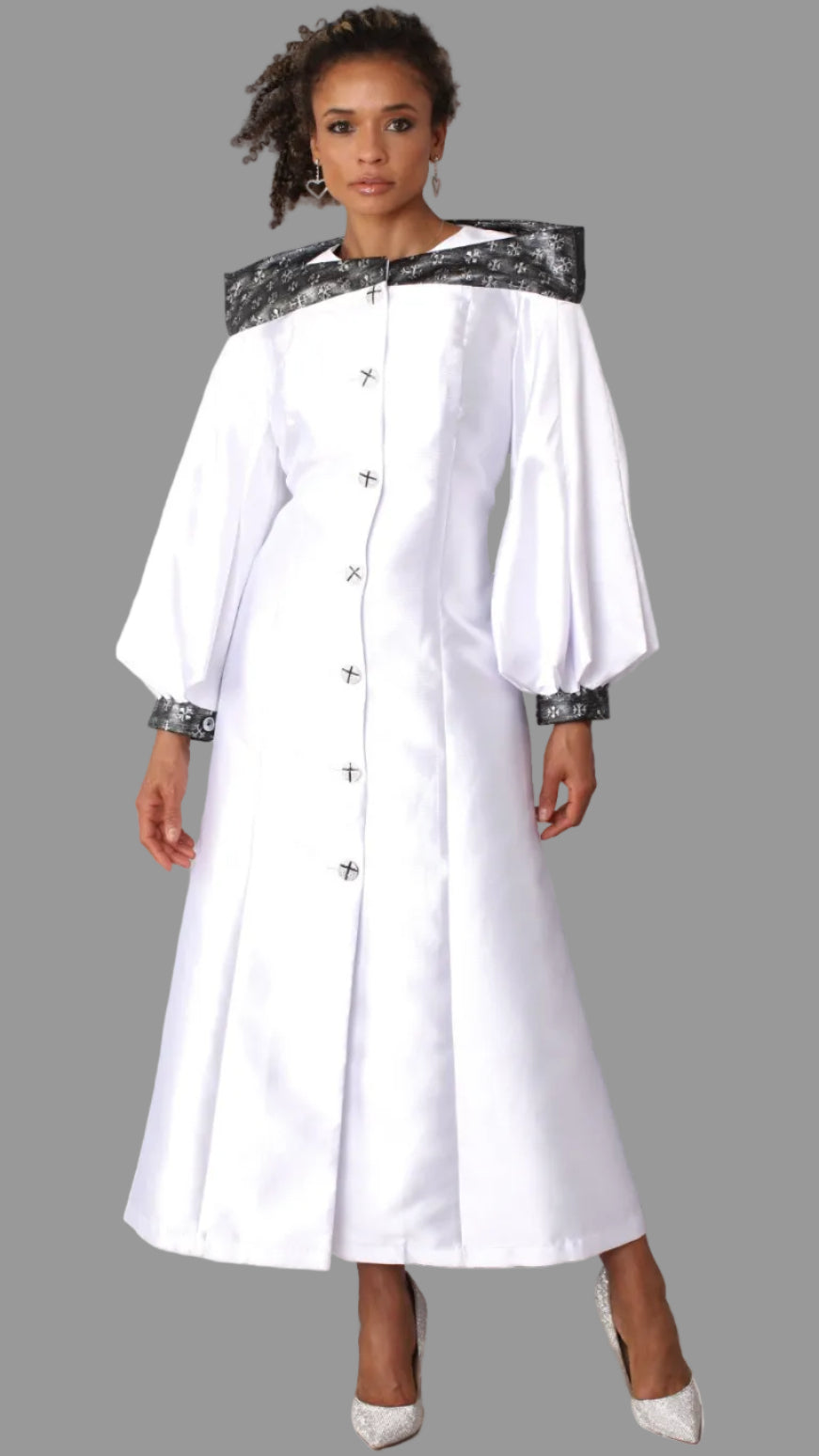 Plus Size Women’s Cassock Robe for Church, Choir, or Clergy -4803W