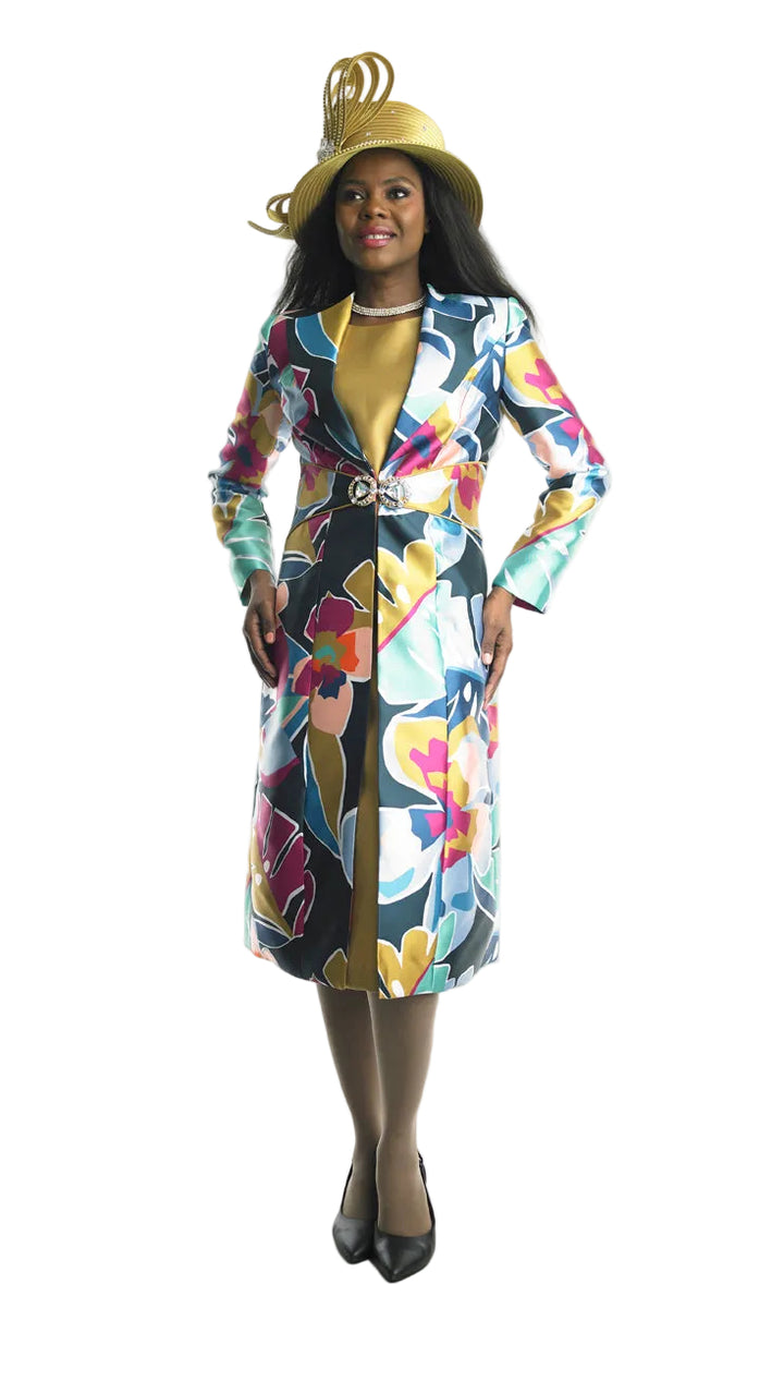 2-Piece Long Sleeve Mid-Length Dress 4895