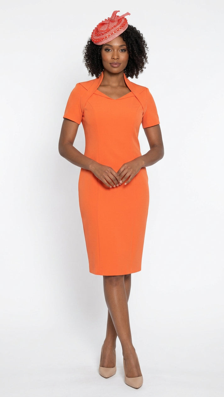 French Crepe Dress w/ Raglan Sleeves 4982