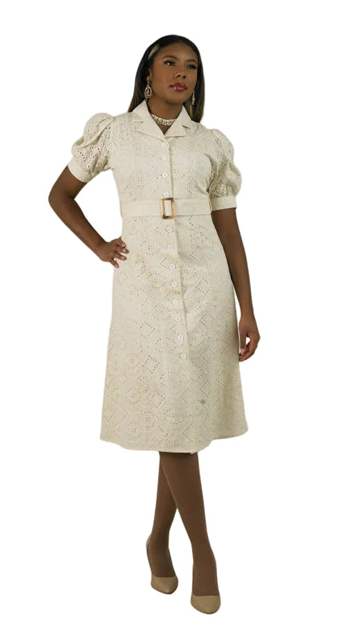 Short Sleeve Mid-Length Dress 4990