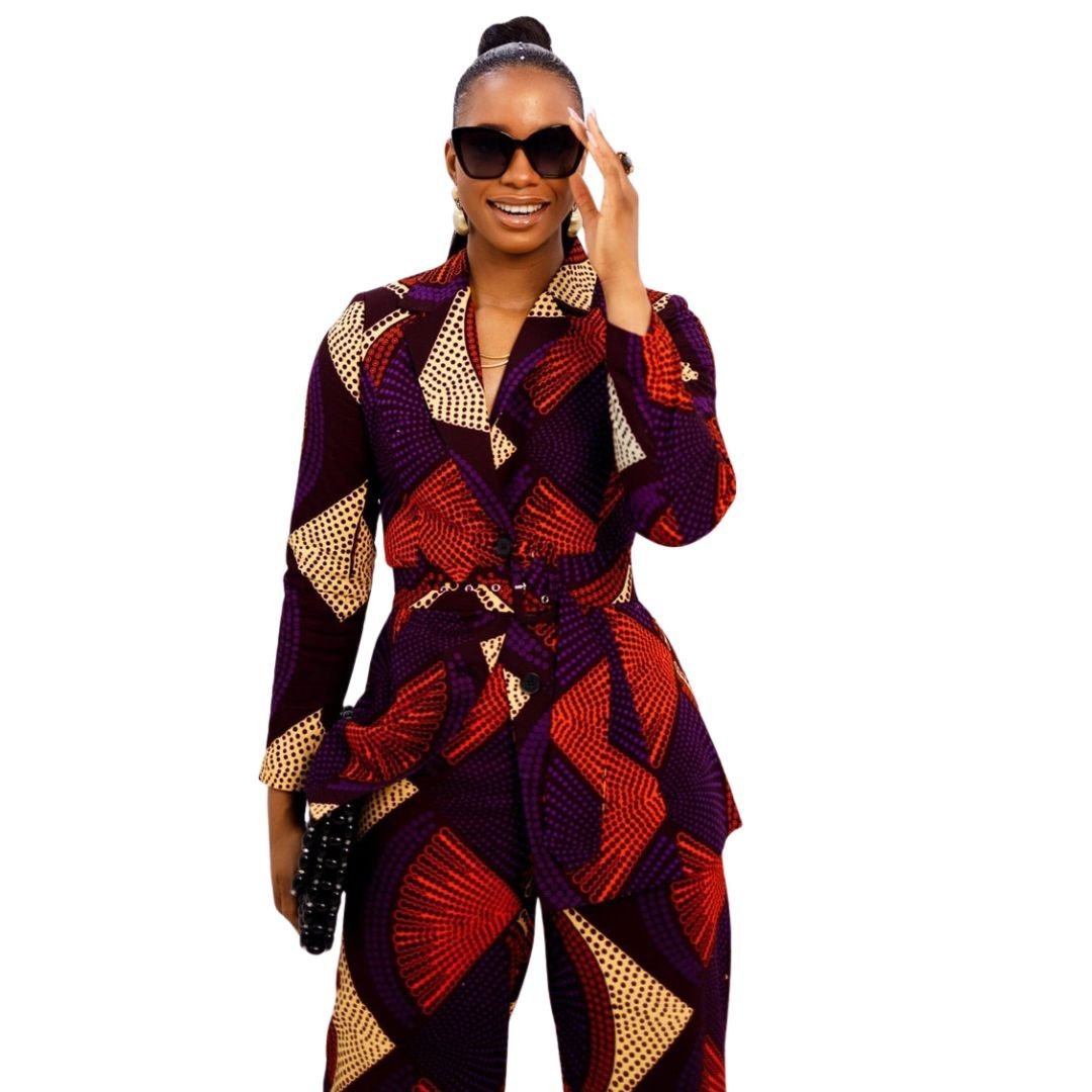 ZYLA AFRICAN PRINT SUIT SET - Especially Yours