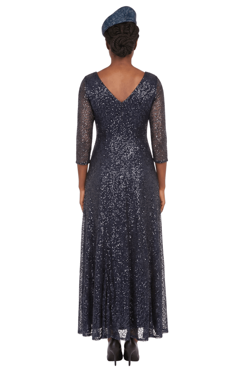 Evening Dress w/ See-thru Sleeves - Especially Yours
