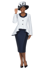 WHITE/NAVY