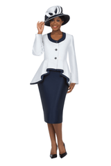 WHITE/NAVY