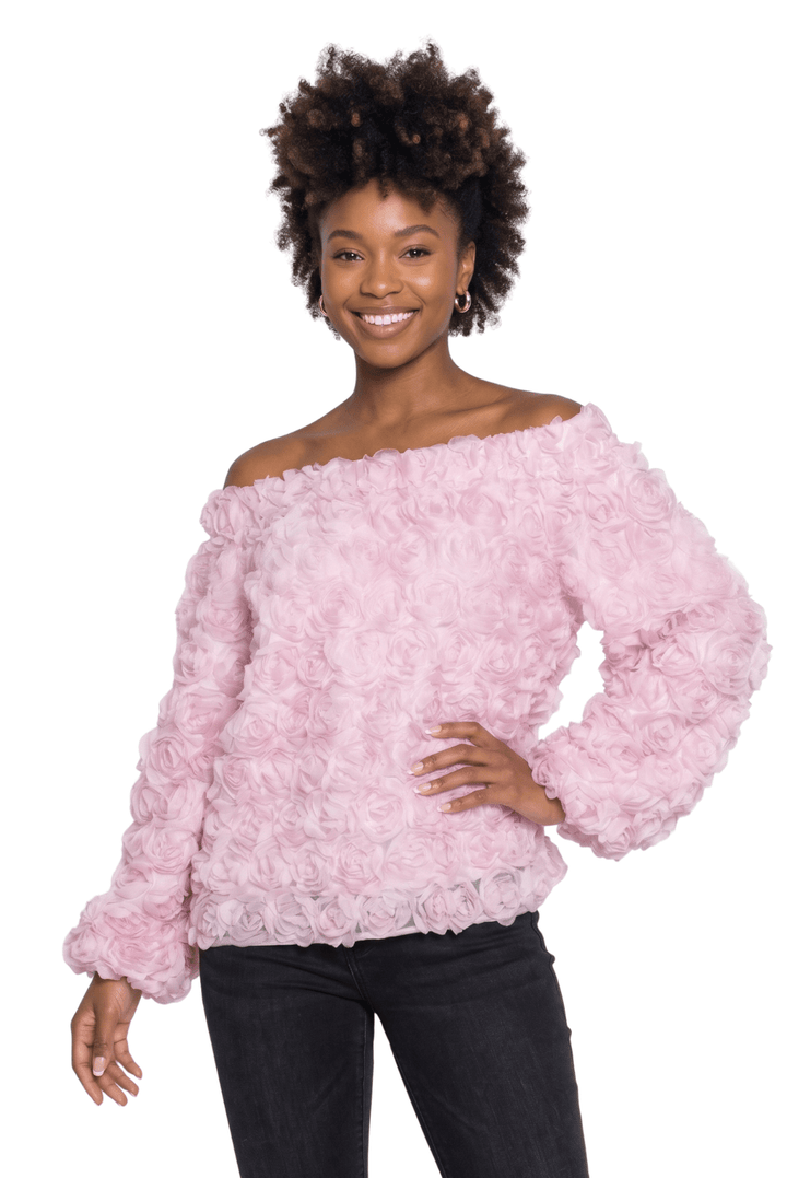 1-Piece Poly/organza w/ Rosebuds 5035