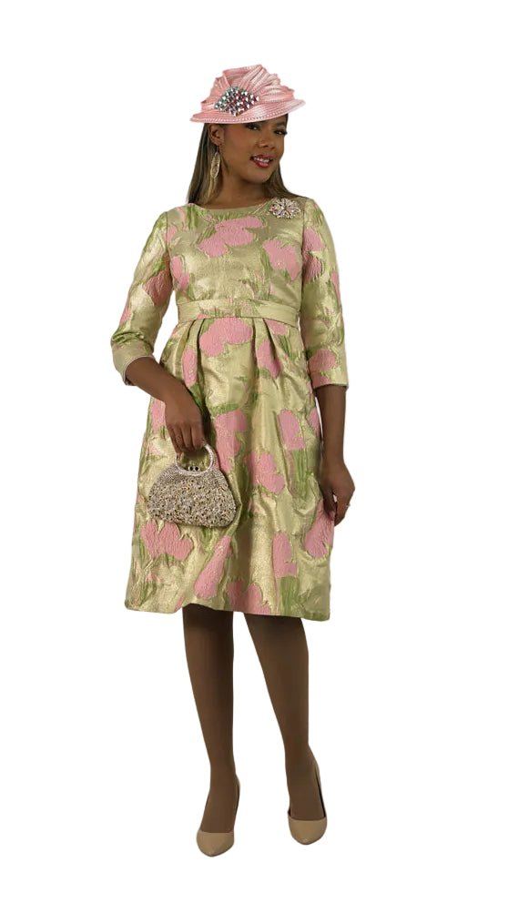 Long Sleeve Mid-Length Dress 5057