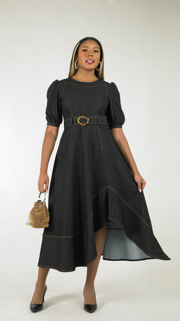 Short Sleeve Long Length Dress 5061