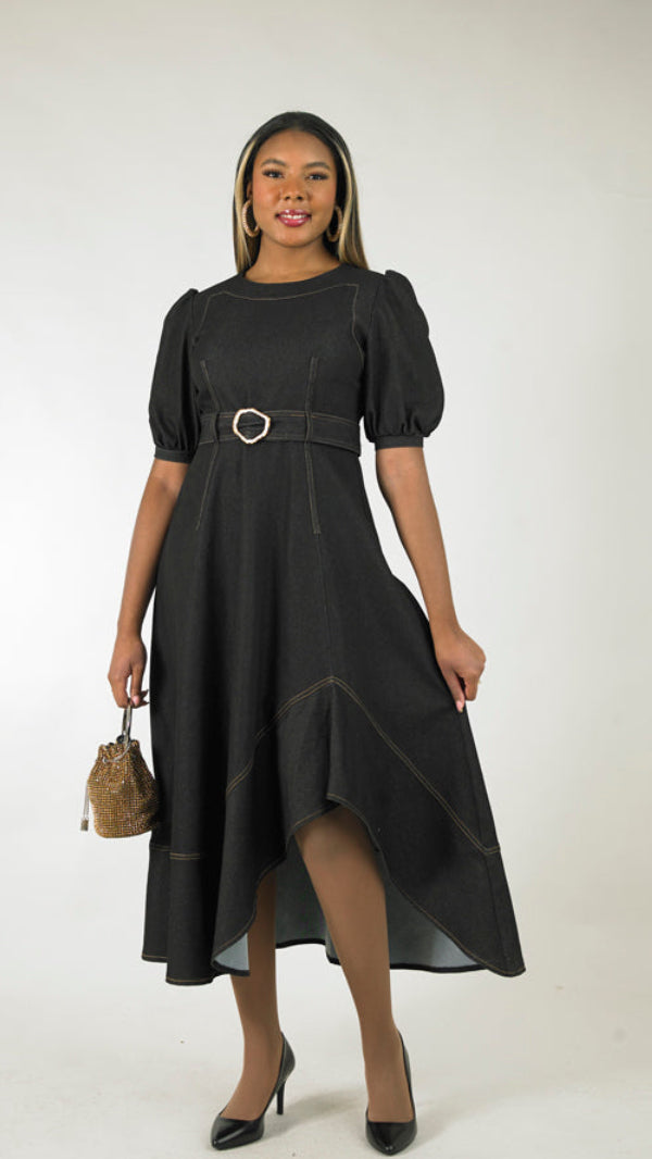 Short Sleeve Long Length Dress 5061