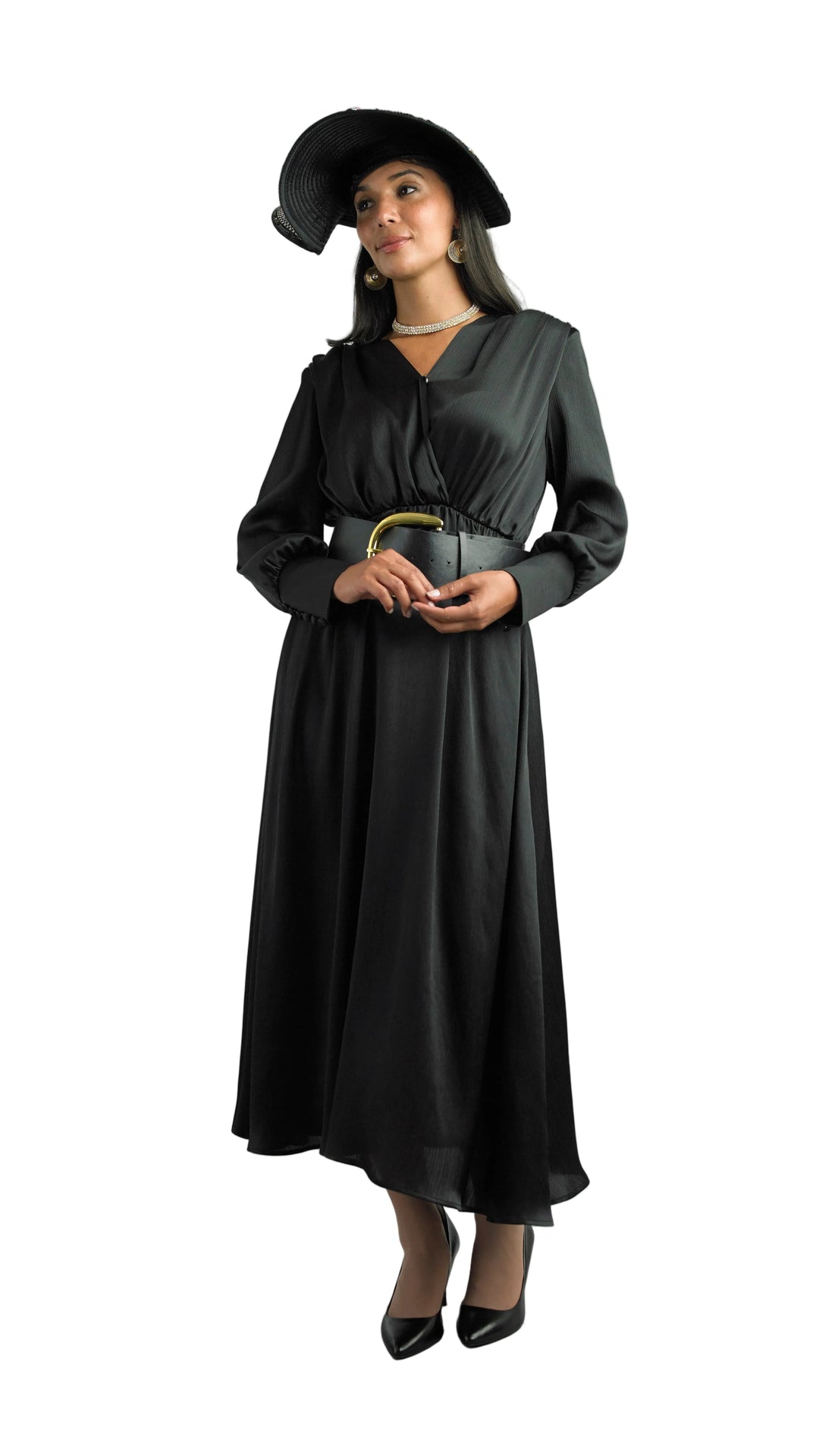 Long Sleeve Long Length Dress 5077