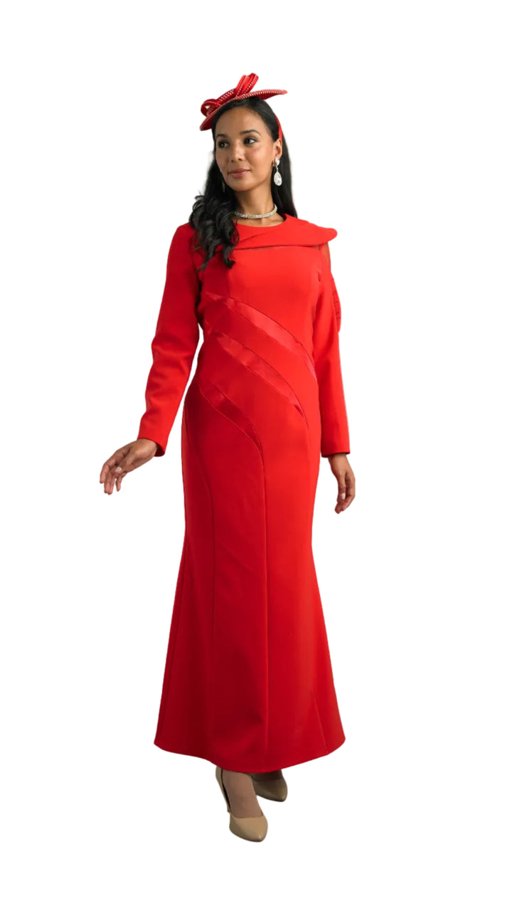 Long Sleeve Long Length Dress 5079