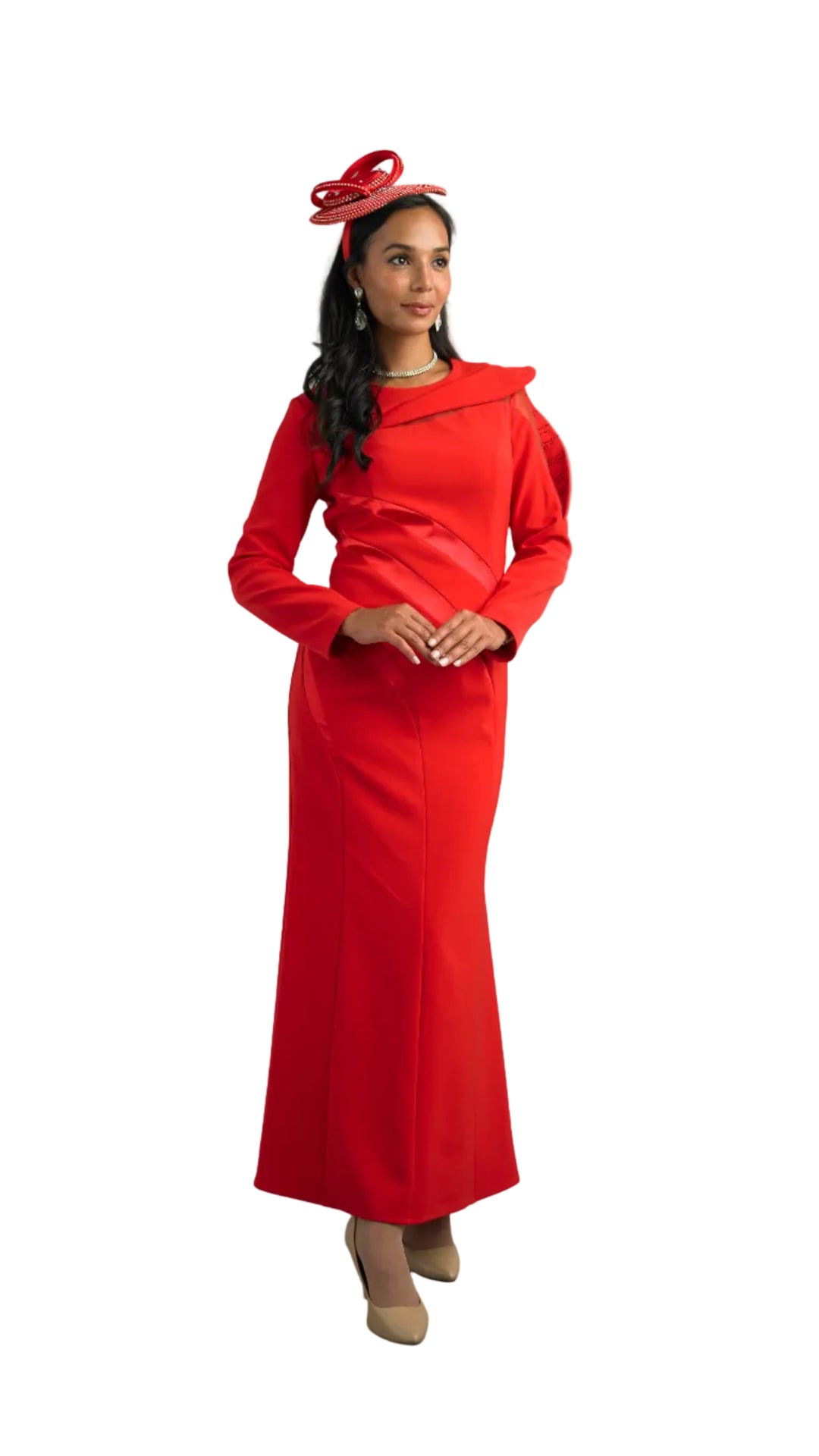Long Sleeve Long Length Dress 5079