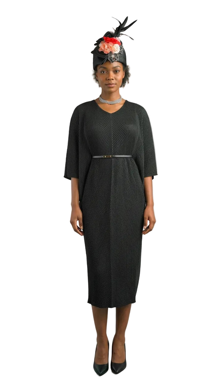 Short Sleeve Mid-Length Dress 5095