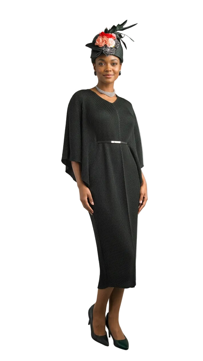 Short Sleeve Mid-Length Dress 5095
