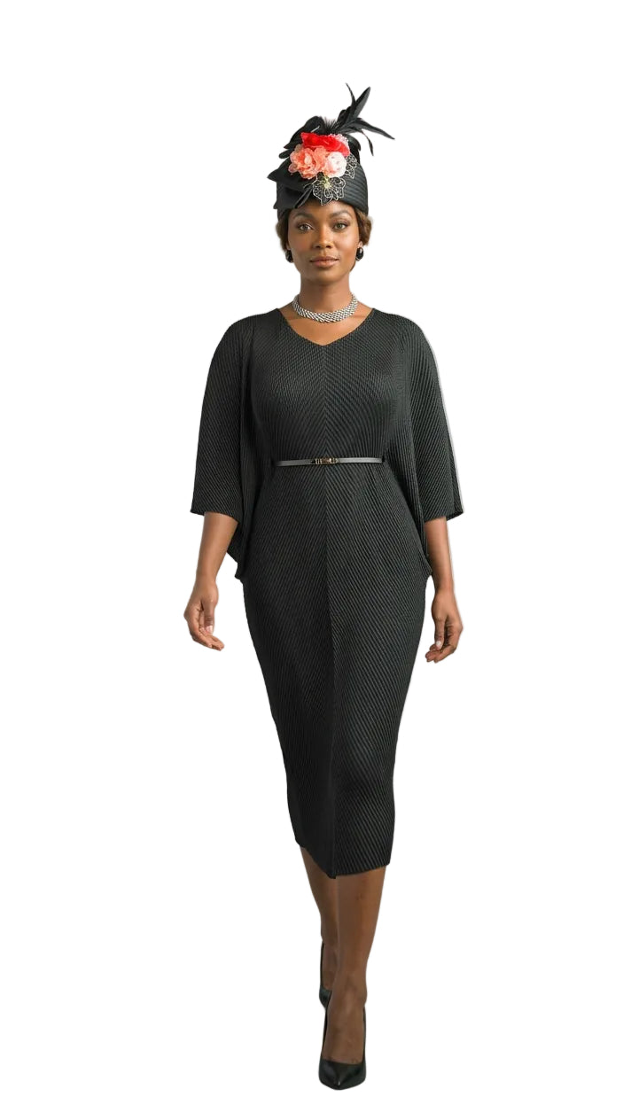 Short Sleeve Mid-Length Dress 5095