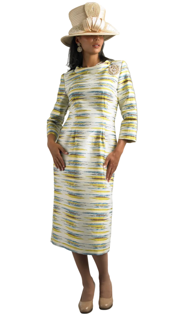 2-Piece Long Sleeve Long Length Dress 5096