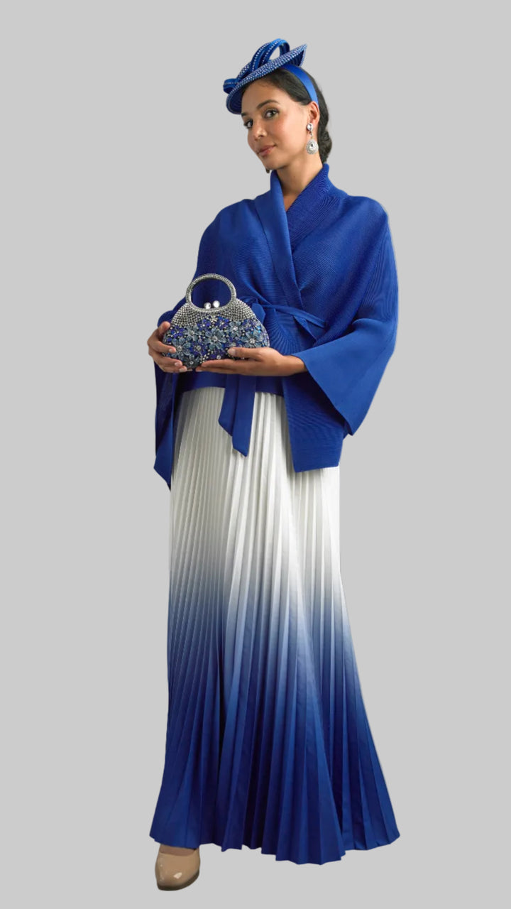 2-Piece Long Sleeve Long Length Dress 5099
