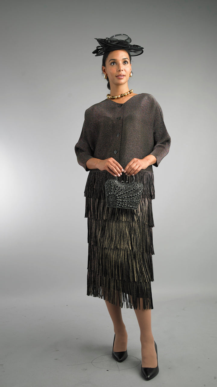 2-Piece Long Sleeve Mid-Length Dress 5102