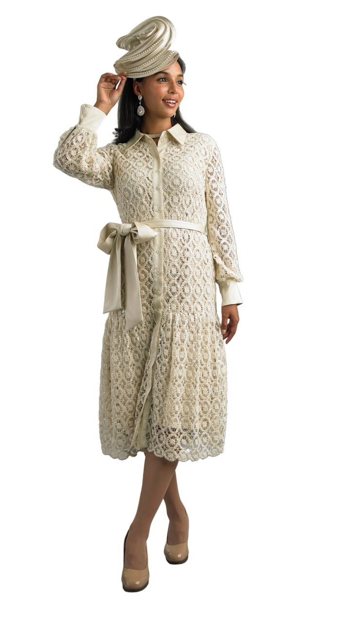 Long Sleeve Mid-Length Dress 5106