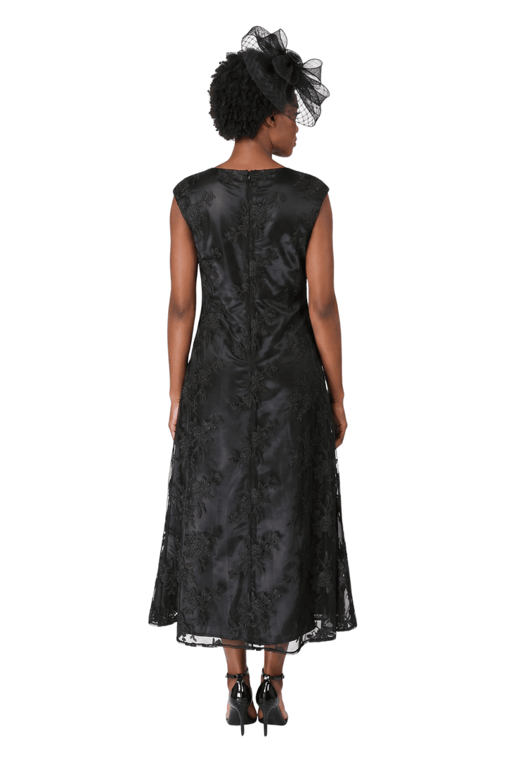 2pc Lace Dress & Hi-Lo Pull Over Lace Cape - Plus size - Especially Yours