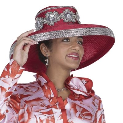 Elegant Black Champagne Italy H6111 Church Hat with Classic Design - Especially Yours