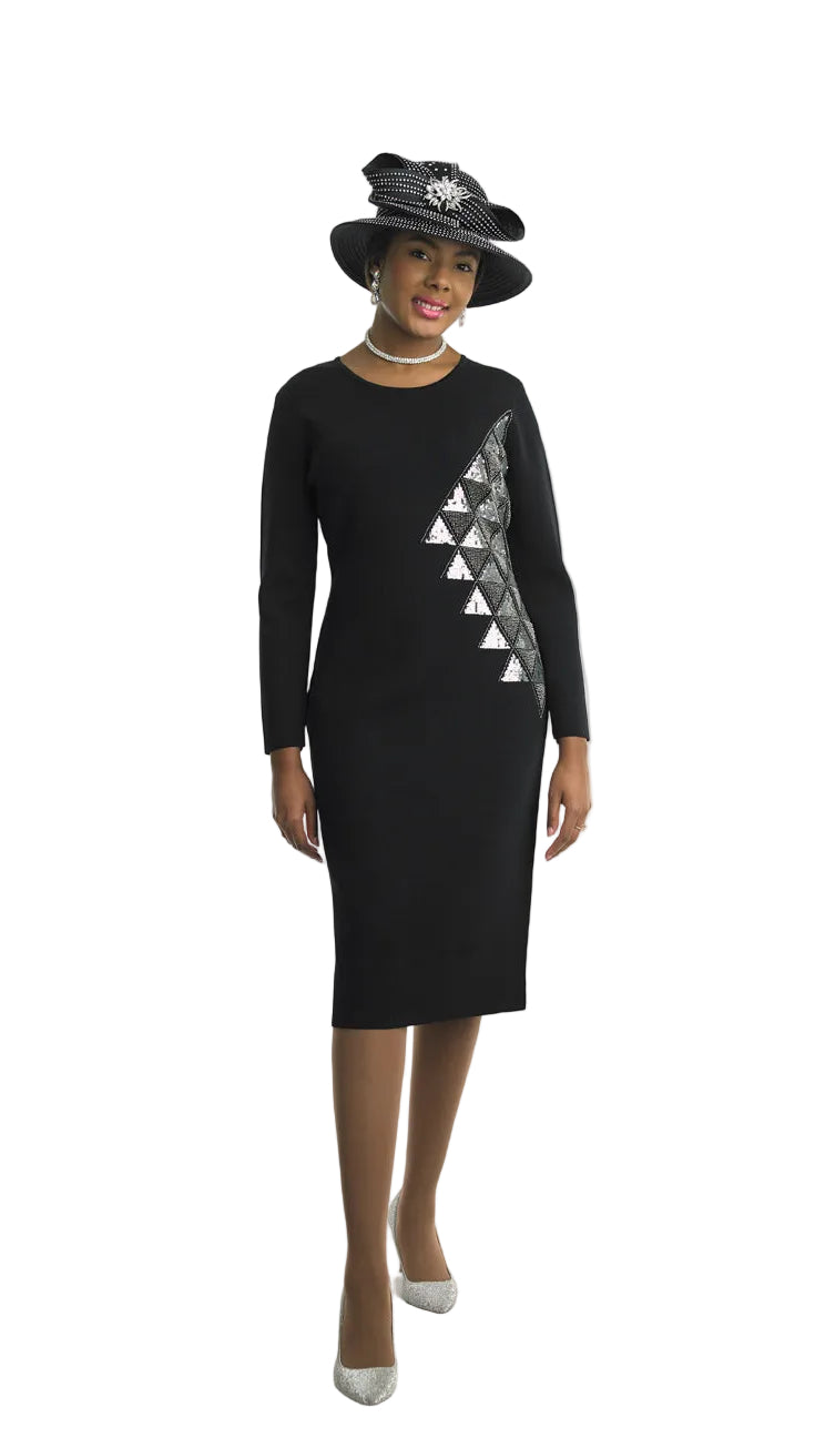 Long Sleeve Mid-Length Dress 621