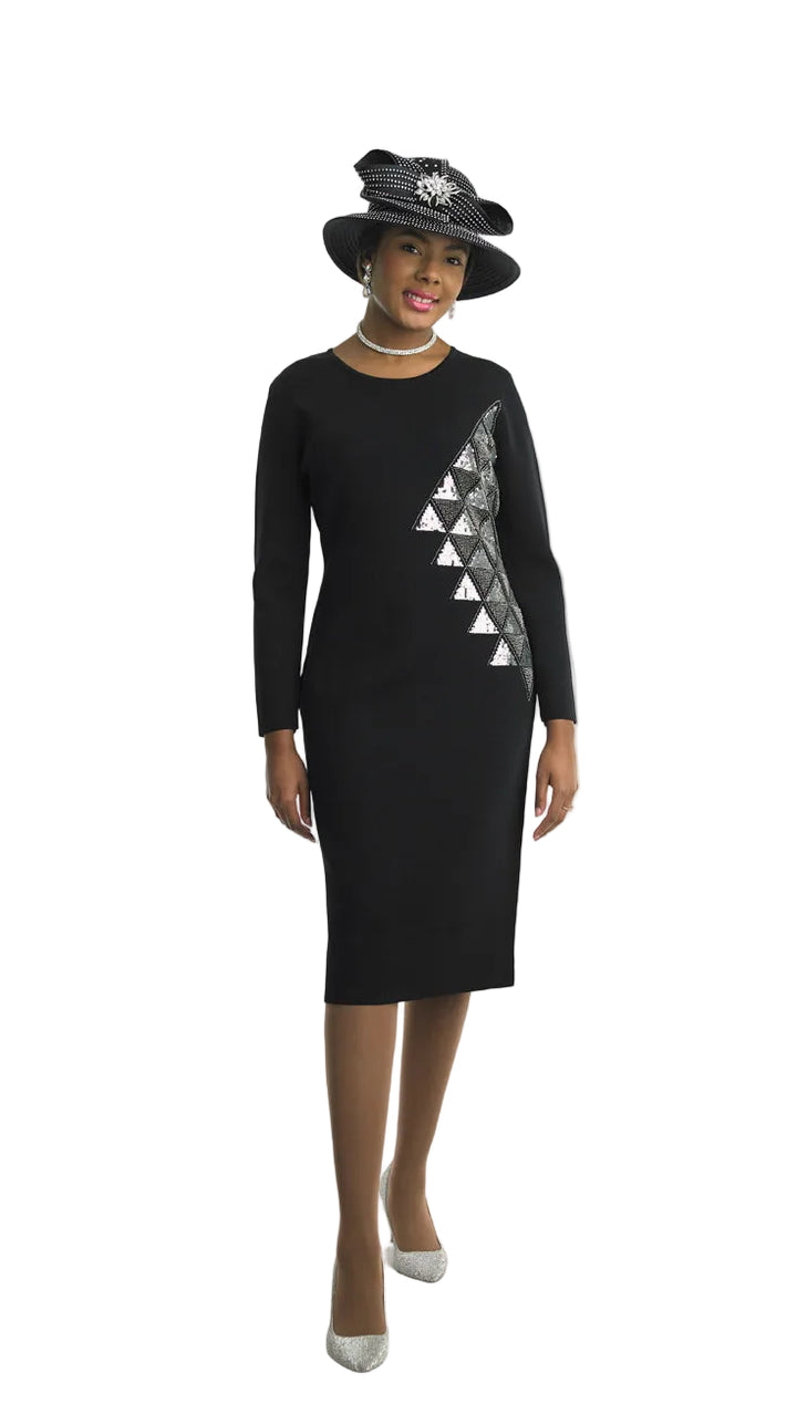 Long Sleeve Mid-Length Dress 621