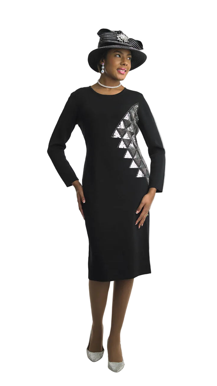 Long Sleeve Mid-Length Dress 621